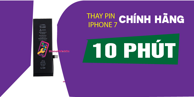 Hình 2: Thay Pin iphone 7 chính hãng 10 phút lấy ngay